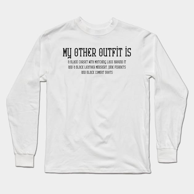Lazy My Immortal Cosplay Long Sleeve T-Shirt by Spearhafoc